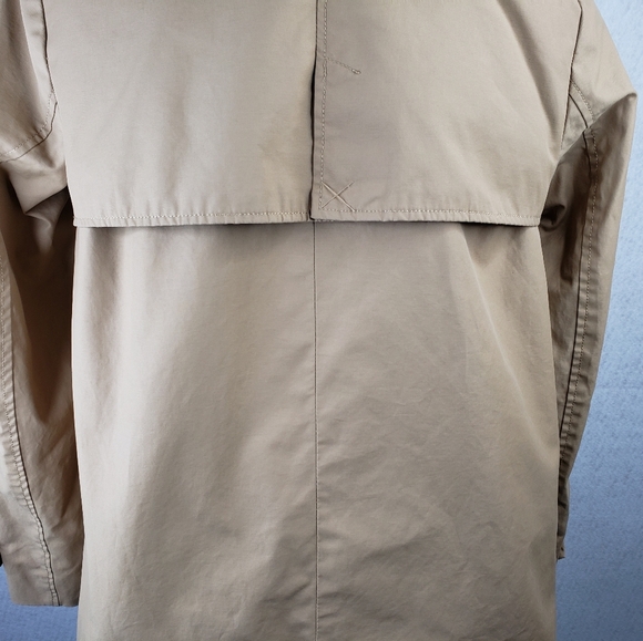 Zara Basics Outdoor Wear Womens Tan Lightweight Mid Length Button Up Jacket Sz M - Picture 11 of 14